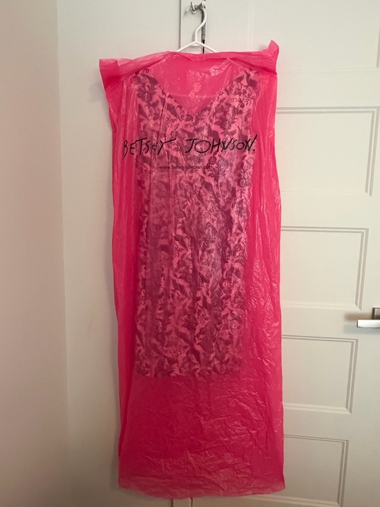 Betsey Johnson Black & Cream crow Fit-and-Flare Dress - Picture 2 of 3